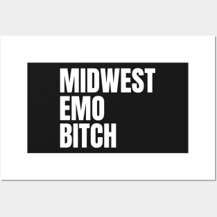 Midwest Emo Bitch Posters and Art